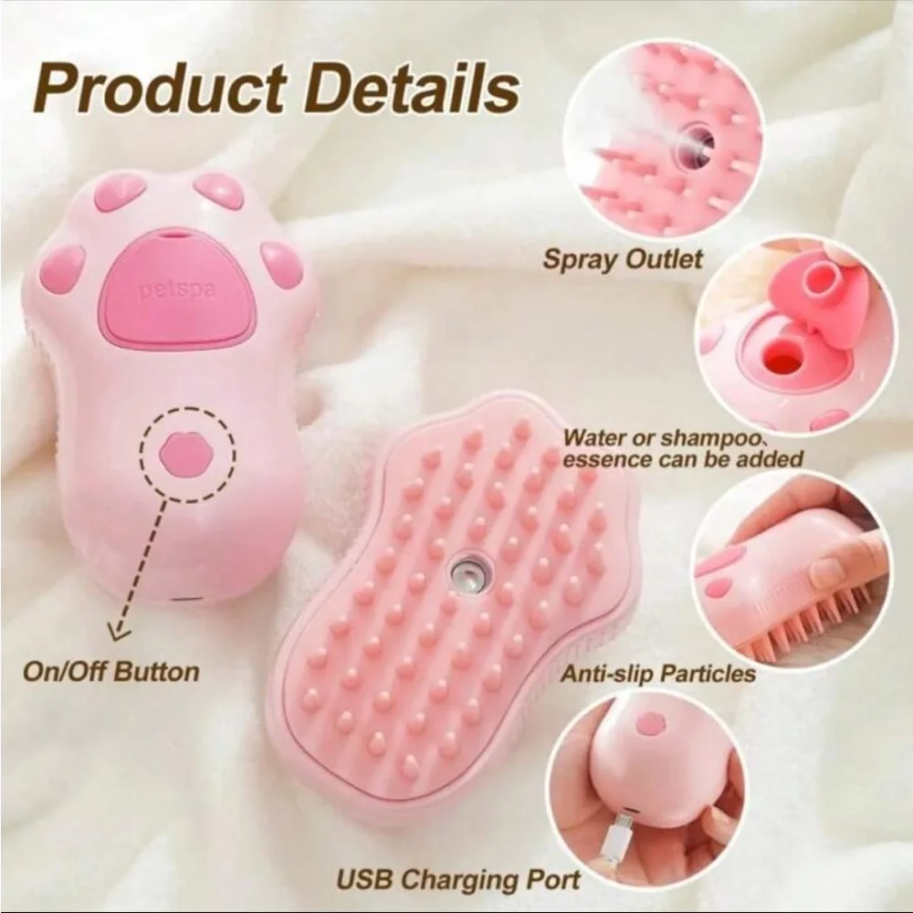 🌿 Free w/ any order! SHEIN | Steam Cat Brush